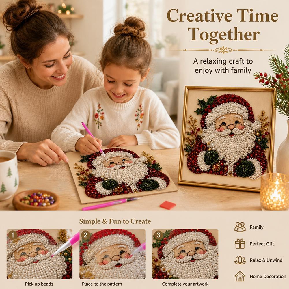 Art Craft Kits - طقم فني لتطريز اللؤلؤ على شكل