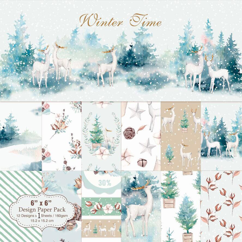 Art Craft Winter - ورق قصاصات KLJUYP ، خلفية فن