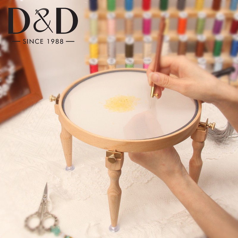 Embroidery Hoop Kit - 3/4 قطعة قابل للتعديل المحمولة خشبية
