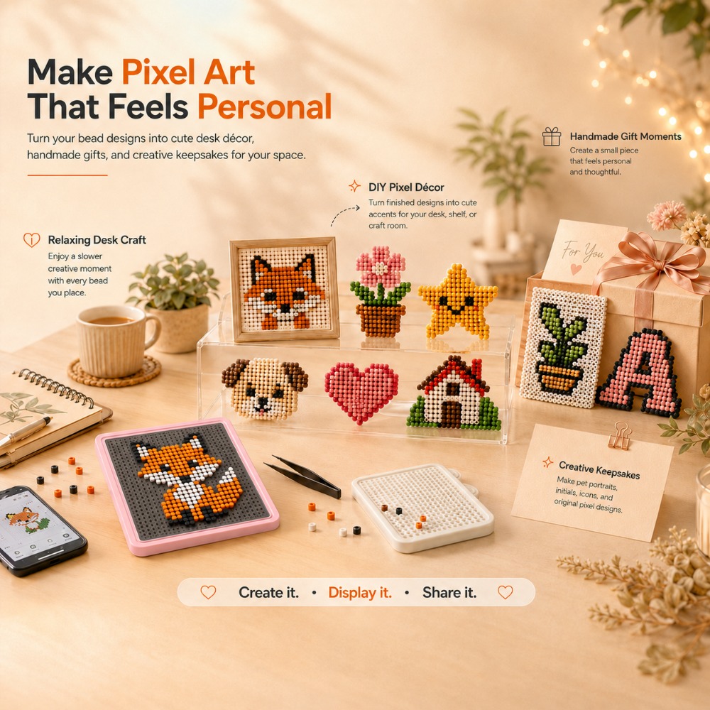 Art Craft Material - لوحة إضاءة LED ذكية بخرزات قابلة