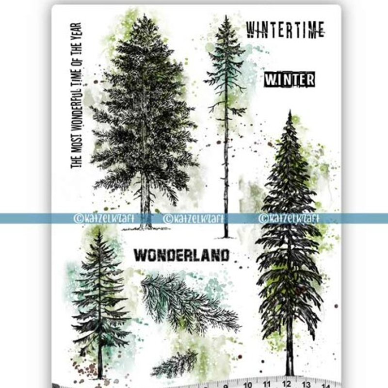Art Craft Winter - 2022 شتاء جديد العجائب واضح ختم