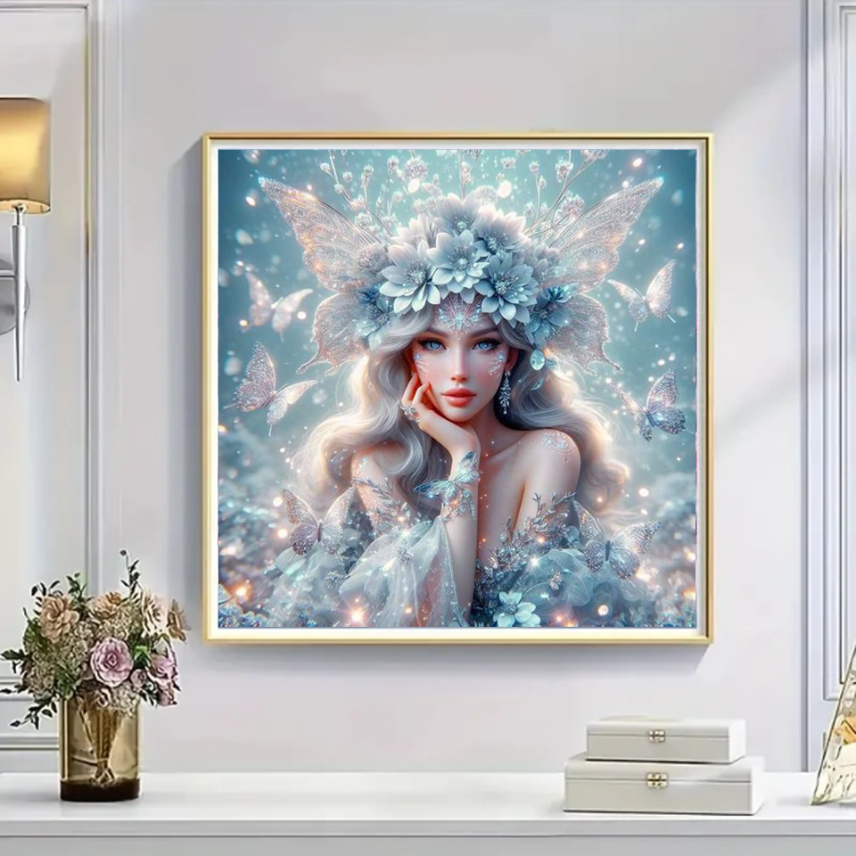 لوحة فنية ماسية تطريز قزم ذاتي - مراجعة Art Craft Winter وسعره