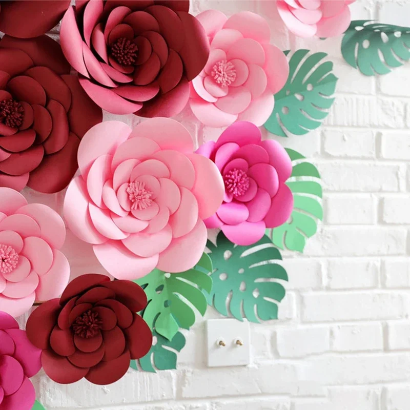 DIY الاصطناعي الكبير ورقة زهور - مراجعة Art Craft Event وسعره