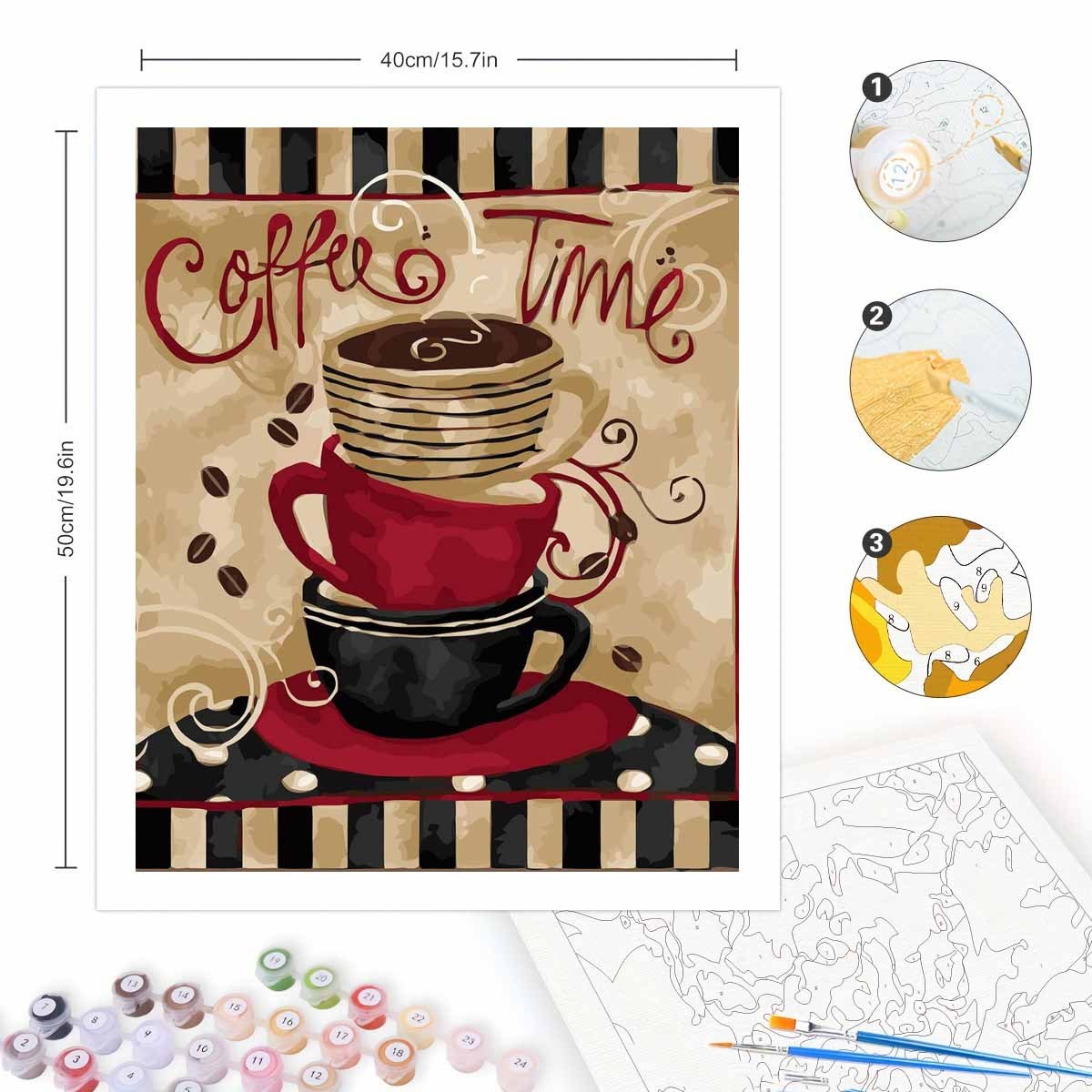 مجموعة الرسم بالأرقام للكبار ا - مراجعة Art Craft Letter A وسعره