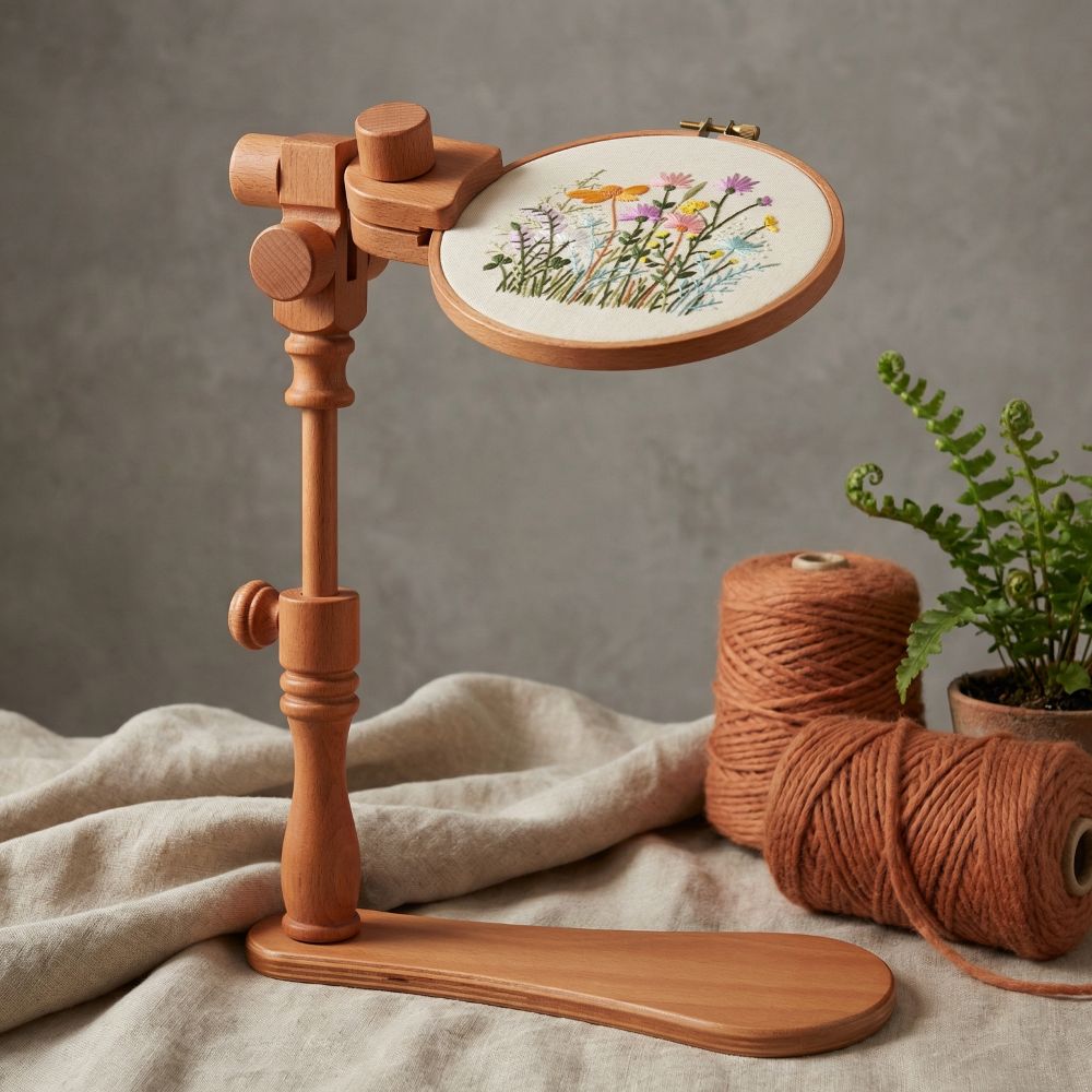 حامل تطريز محمول احترافي، حامل - مراجعة Embroidery Hoop Kit وسعره