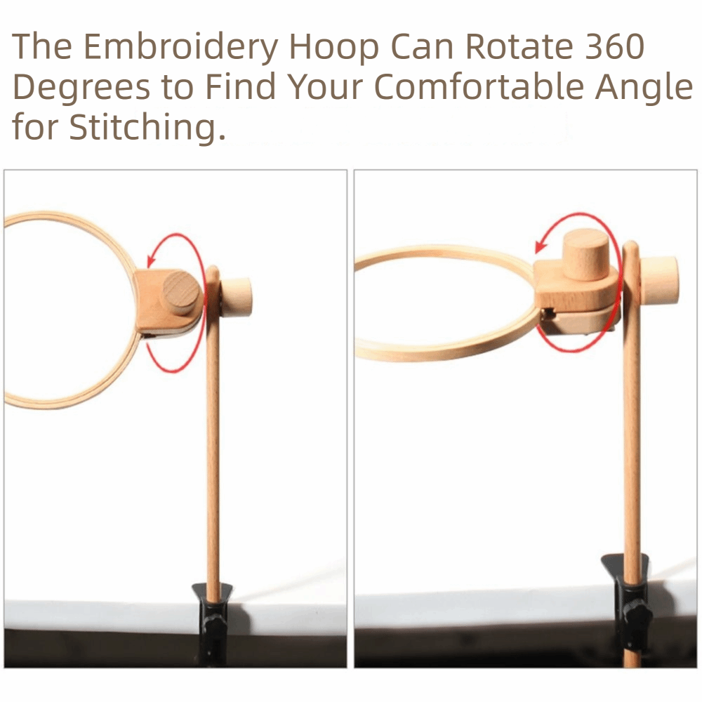 حامل إطار تطريز من خشب الزان ق - مراجعة Embroidery Hoop Kit وسعره