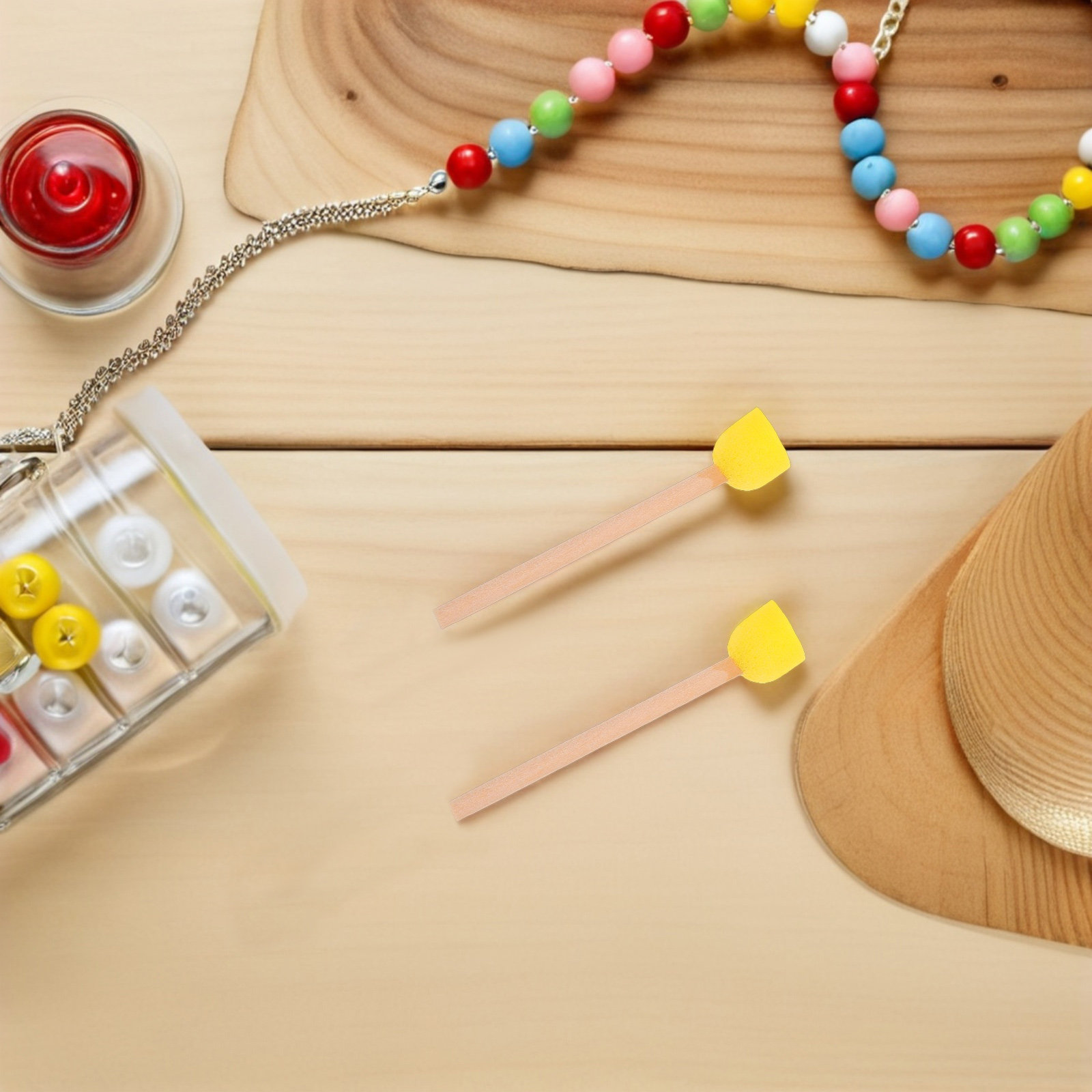 80 قطعة من فرش الإسفنج المستدي - مراجعة Art Craft For Preschoolers وسعره