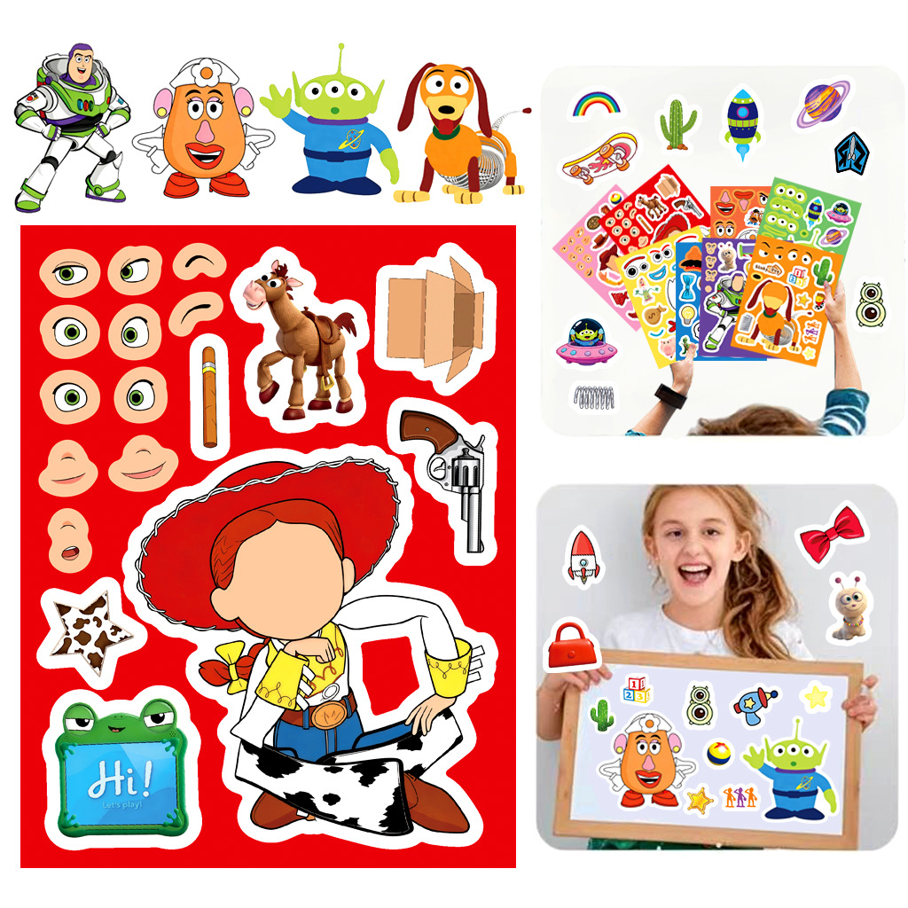 ملصقات تشكيل الوجوه من فيلم تو - مراجعة Art Craft Material وسعره