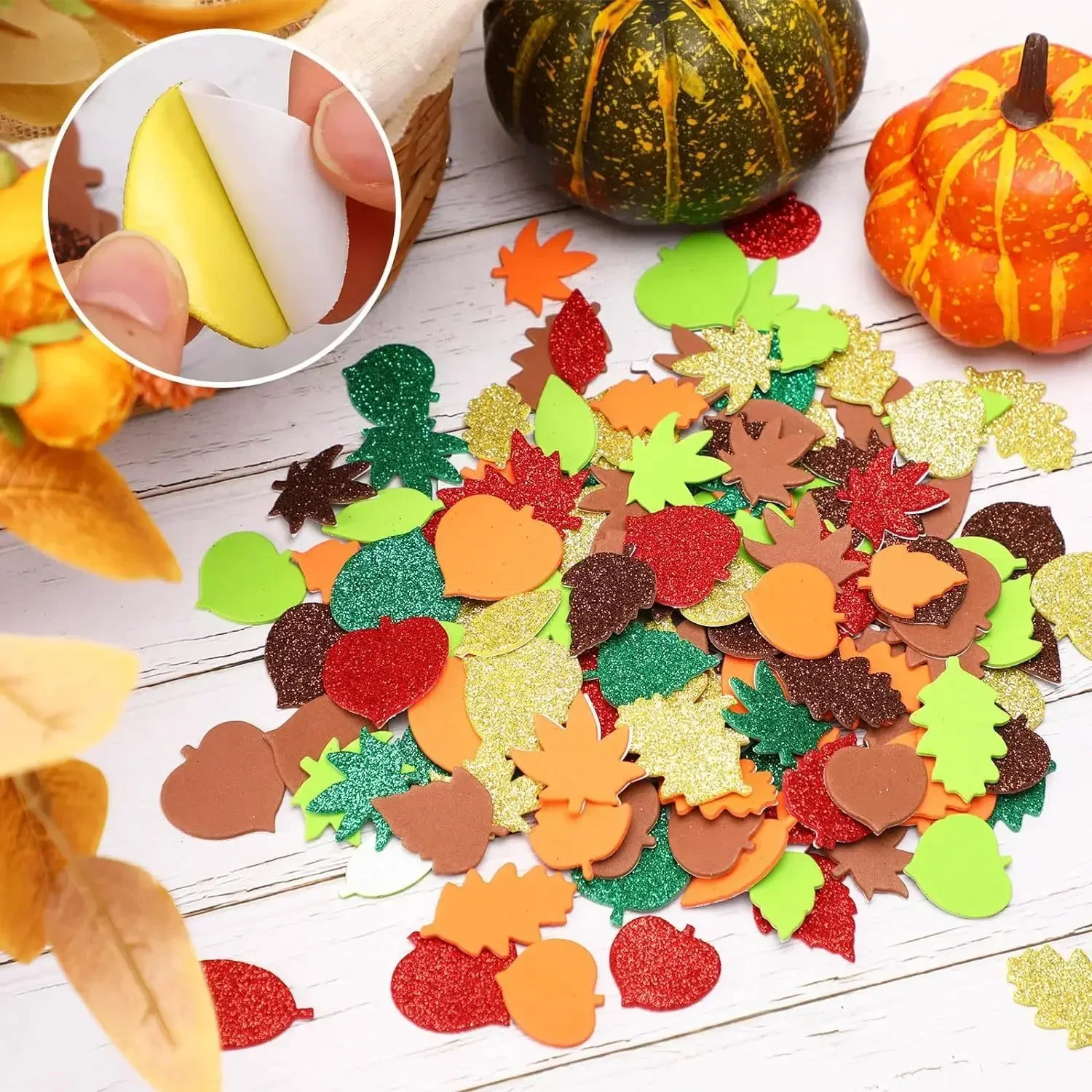 حرف ورقة الخريف لحرف الأطفال ، - مراجعة Art Craft Leaves وسعره