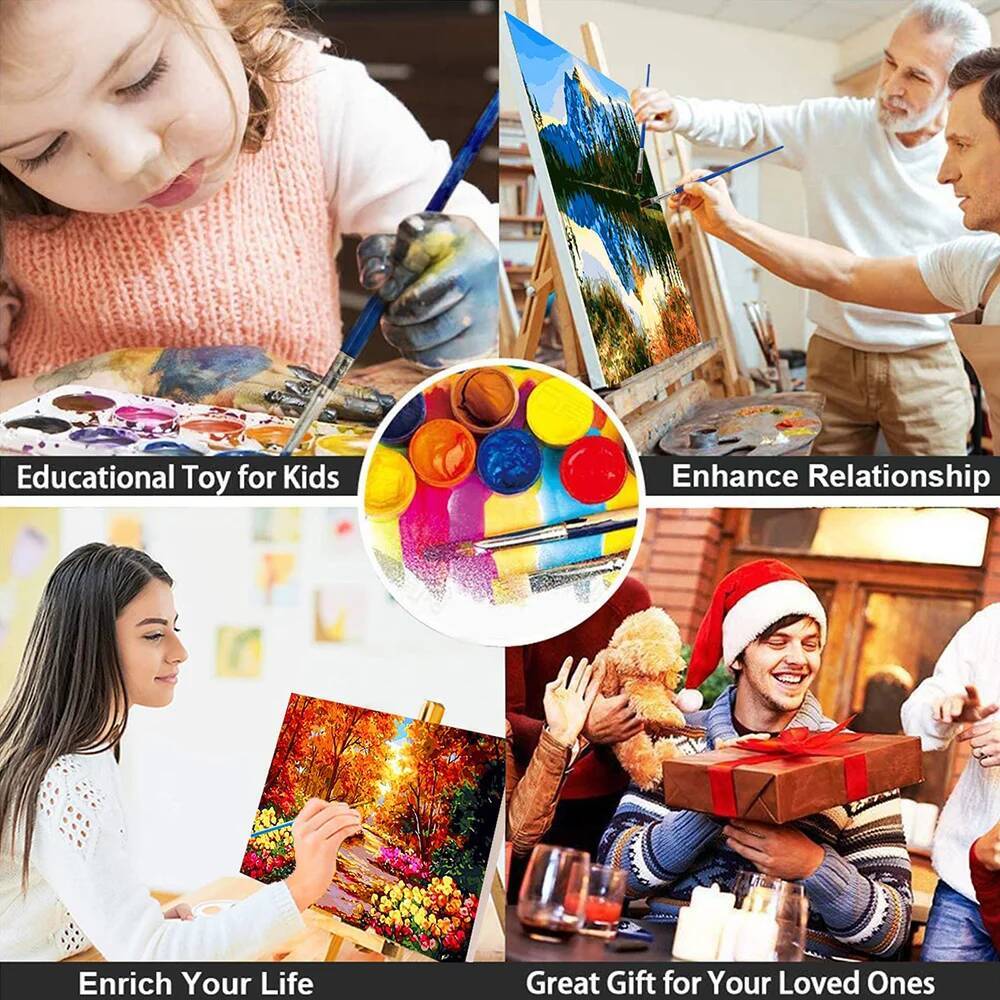 لوحة رسم بالأرقام بدون إطار مق - مراجعة Art And Craft Autumn وسعره