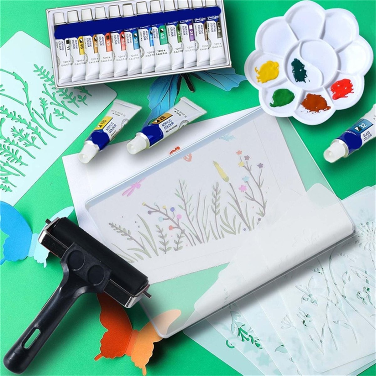 لوحة طباعة جل قابلة لإعادة الا - مراجعة Art X Craft وسعره