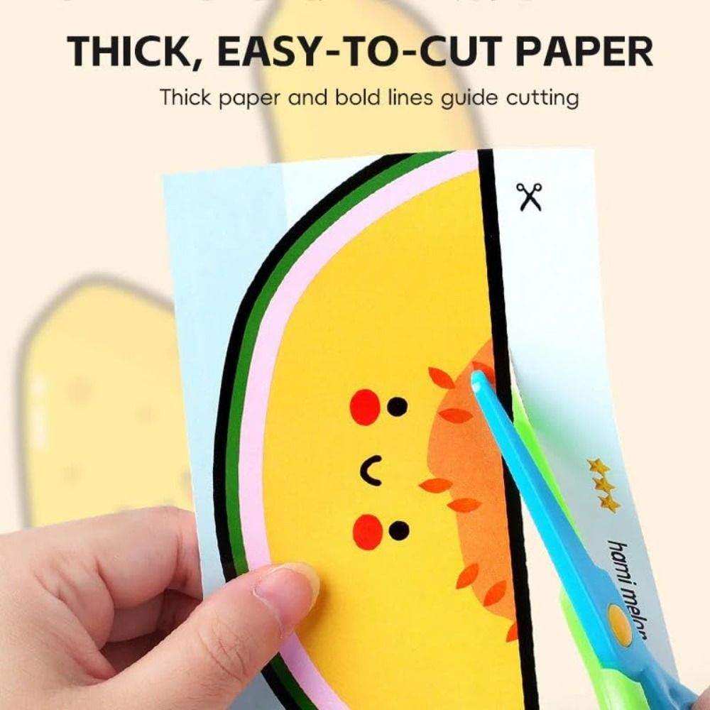 مجموعات قطع الورق الآمنة للأطف - مراجعة Art Craft For Preschoolers وسعره