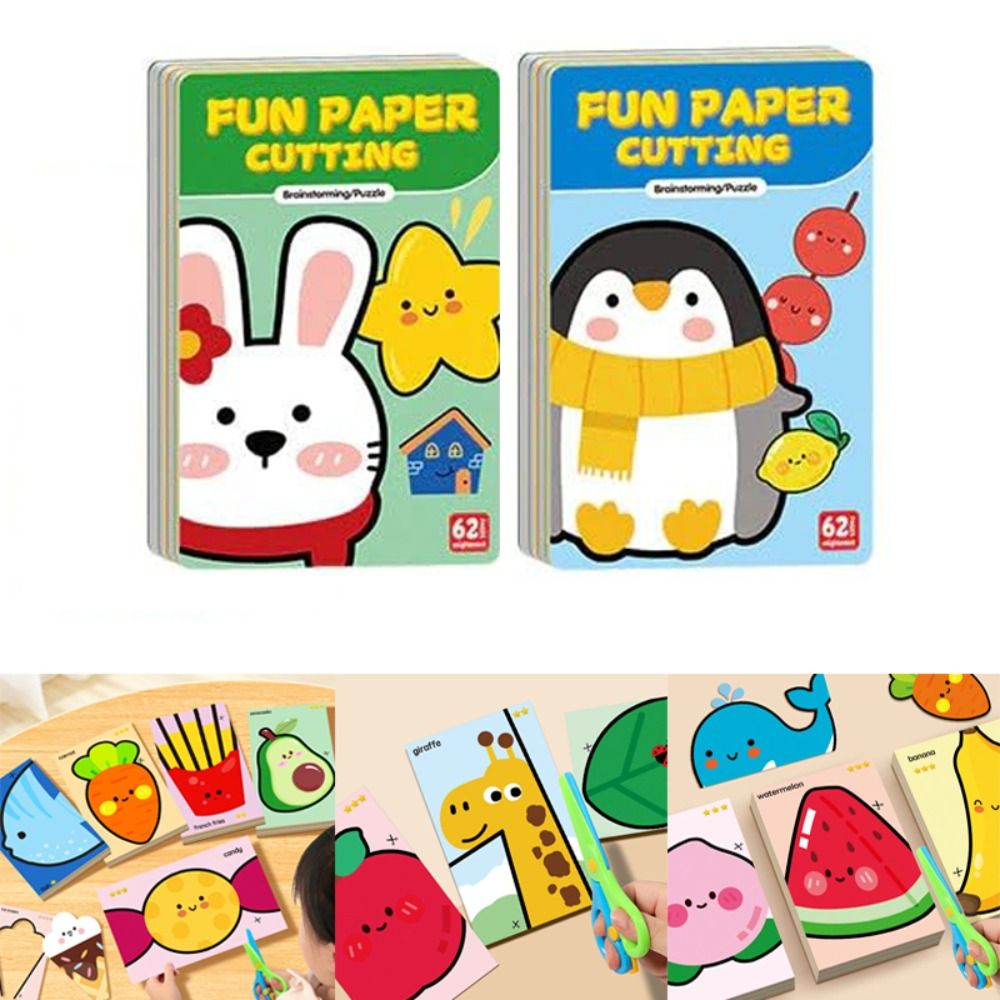 مجموعات قطع الورق الآمنة للأطف - مراجعة Art Craft For Preschoolers وسعره