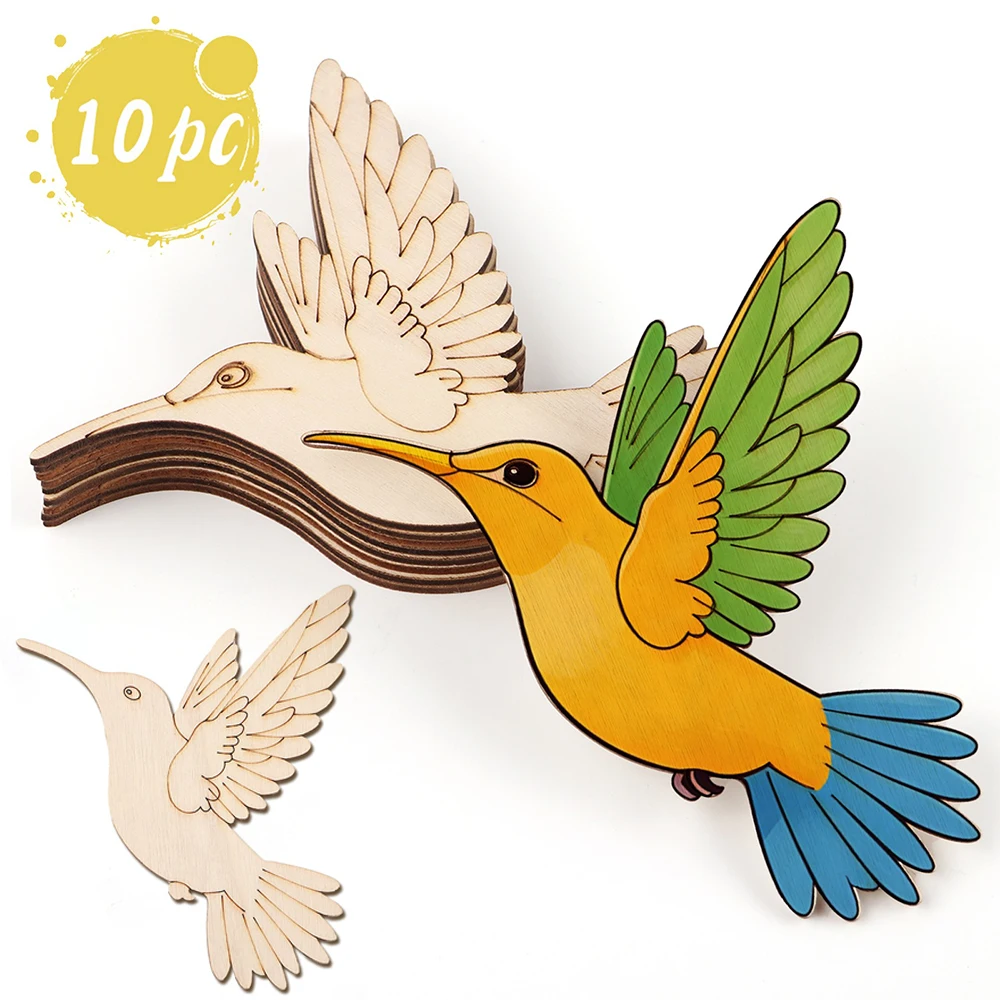10 قطع من الخشب غير المكتمل عل - مراجعة Art Craft Wood وسعره