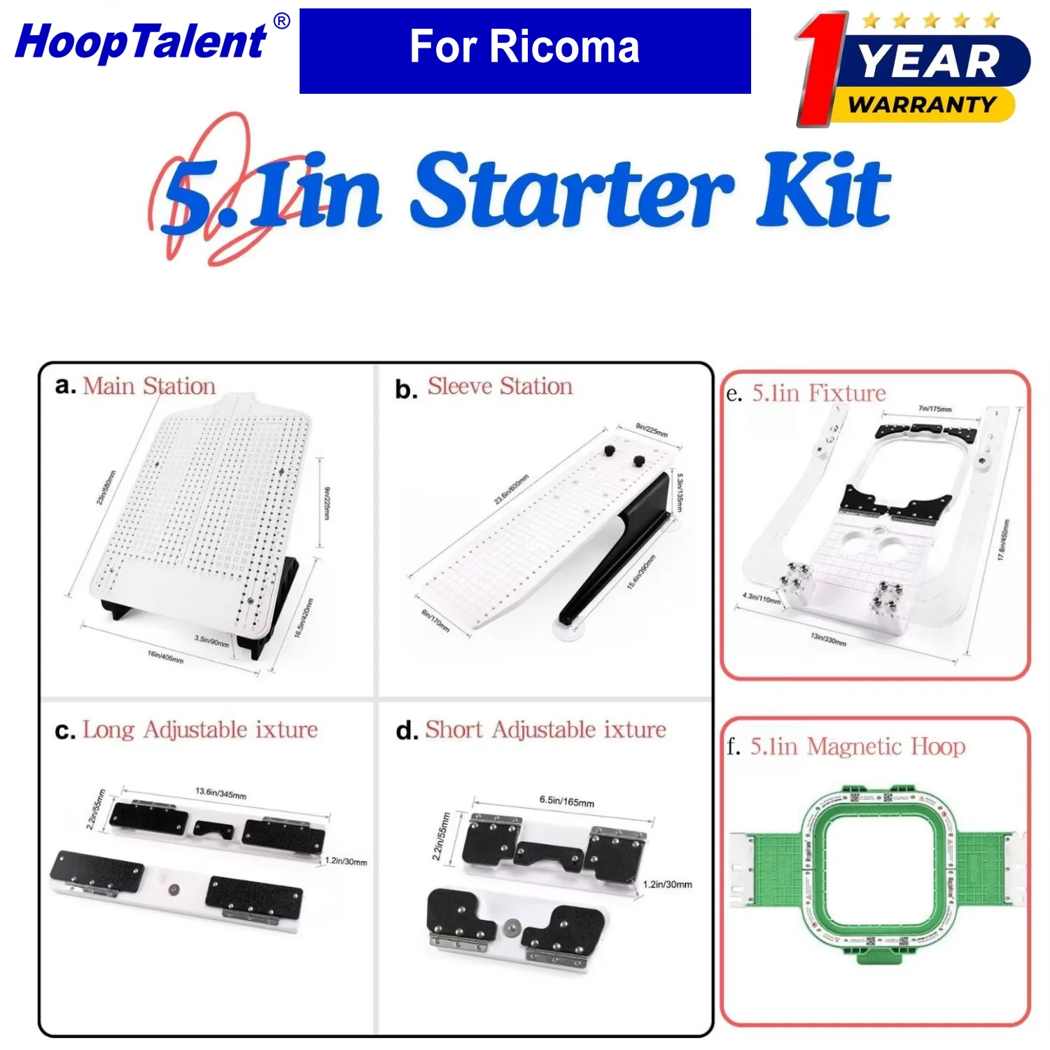 طقم محطة تثبيت الإطار لماكينات - مراجعة Embroidery Hoop Kit وسعره