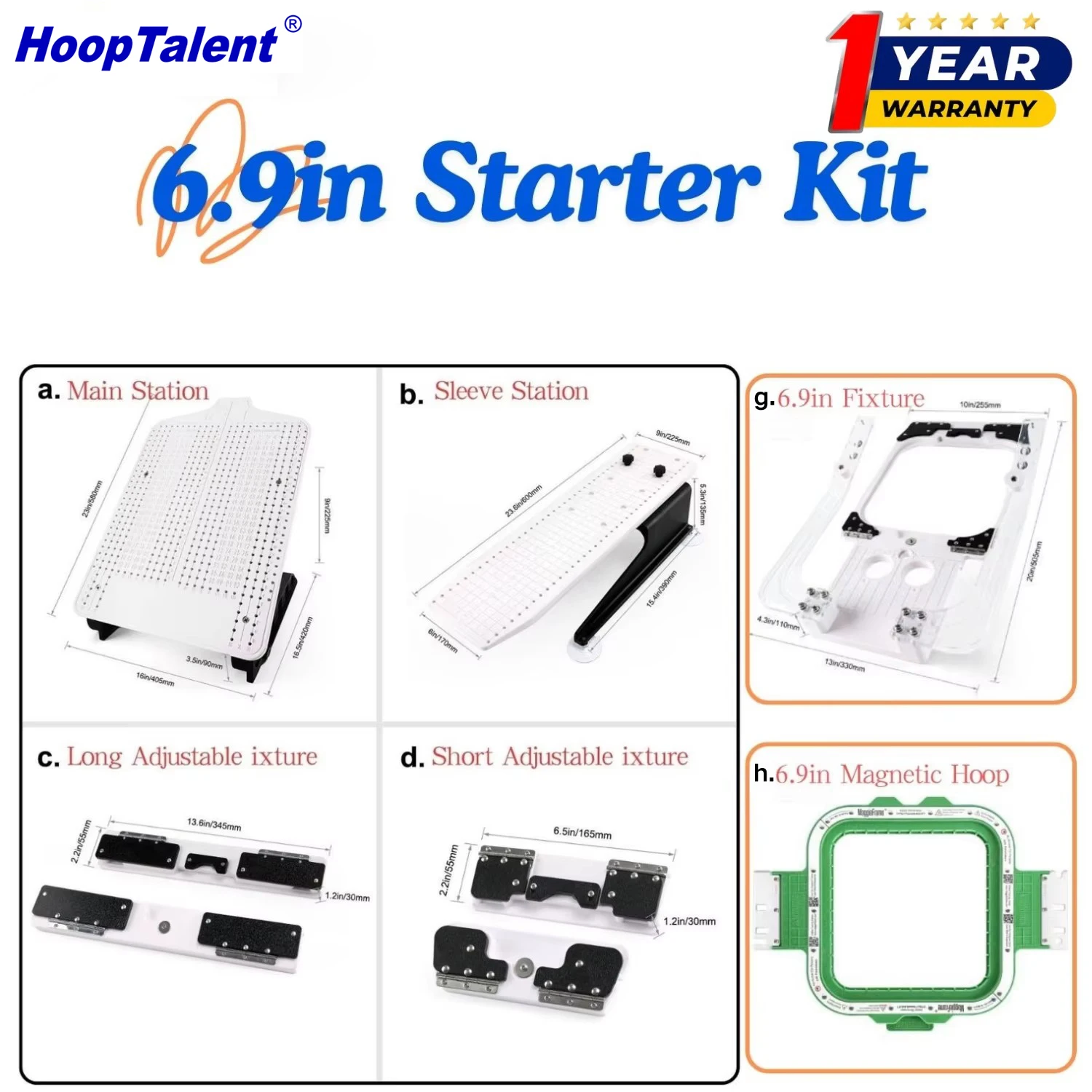 طقم محطة تثبيت الإطار لماكينات - مراجعة Embroidery Hoop Kit وسعره