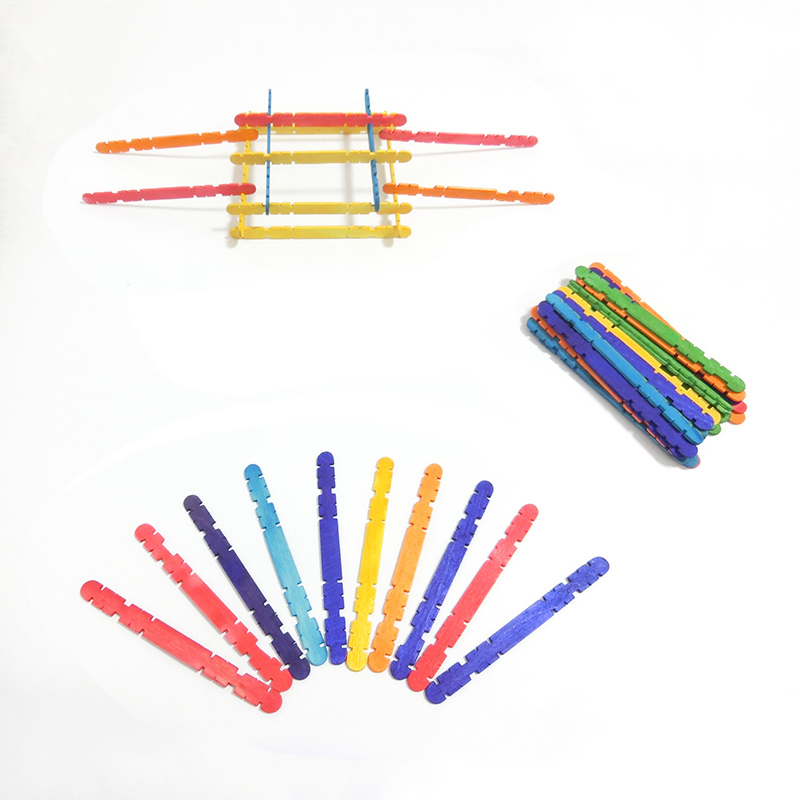 العصي الآيس كريم 50 قطعة المصا - مراجعة Art Craft With Ice Cream Stick وسعره
