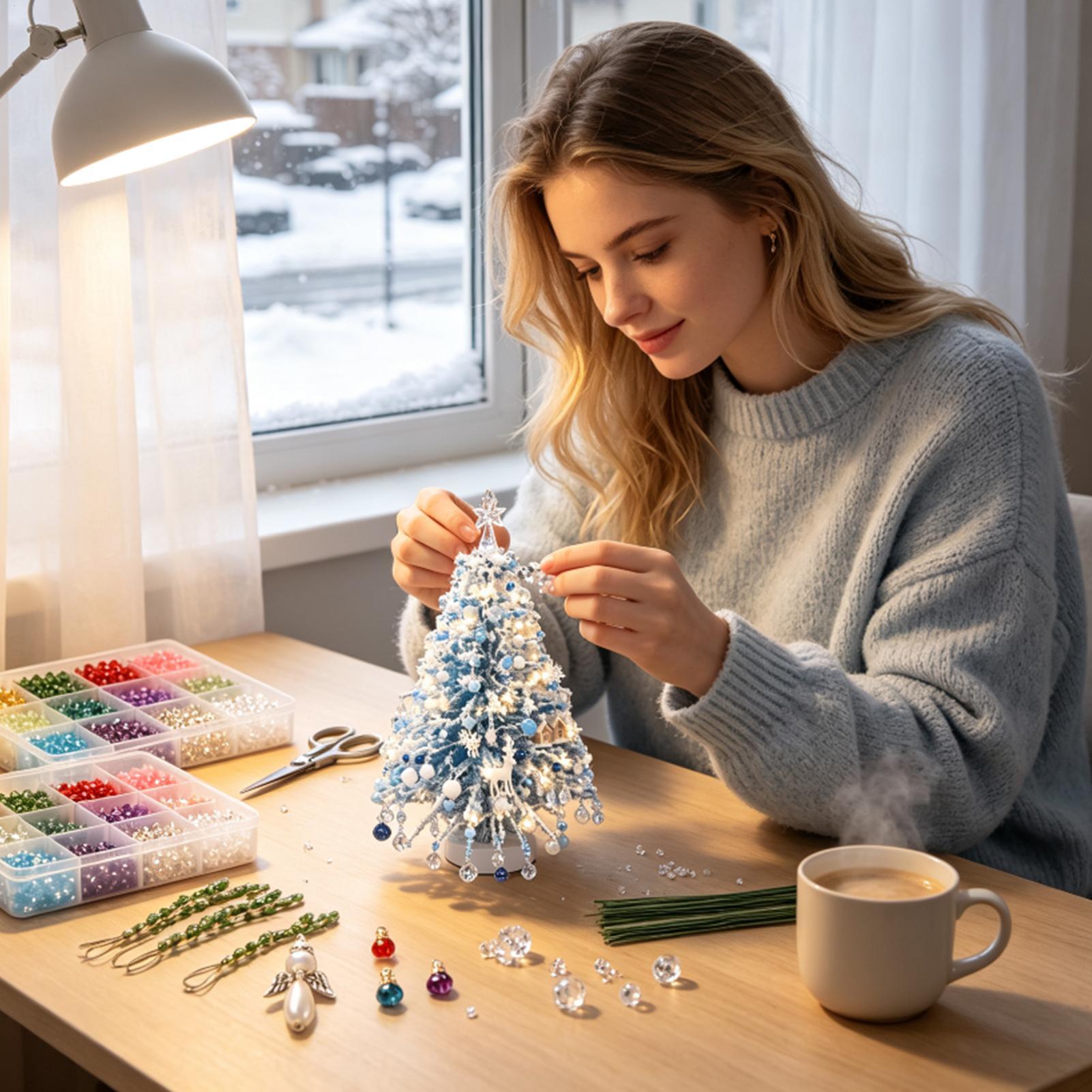 مجموعة صنع شجرة عيد الميلاد با - مراجعة Art Craft Winter وسعره