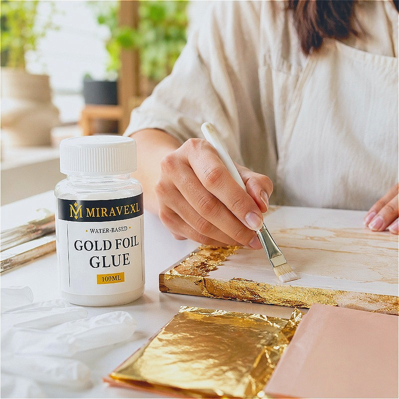 طقم غراء ذهبي مائي 50/100 مل ل - مراجعة Art Craft Event وسعره