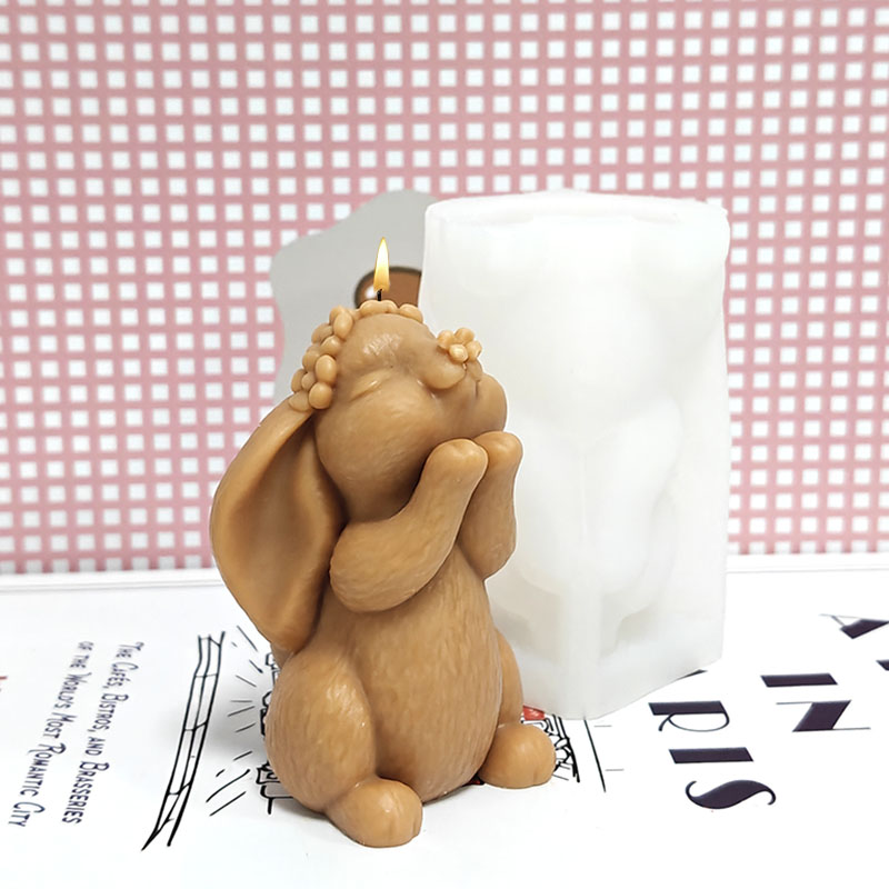 قالب شمع سيليكون على شكل أرنب  - مراجعة Art Craft Rabbit وسعره