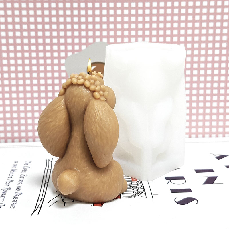 قالب شمع سيليكون على شكل أرنب  - مراجعة Art Craft Rabbit وسعره