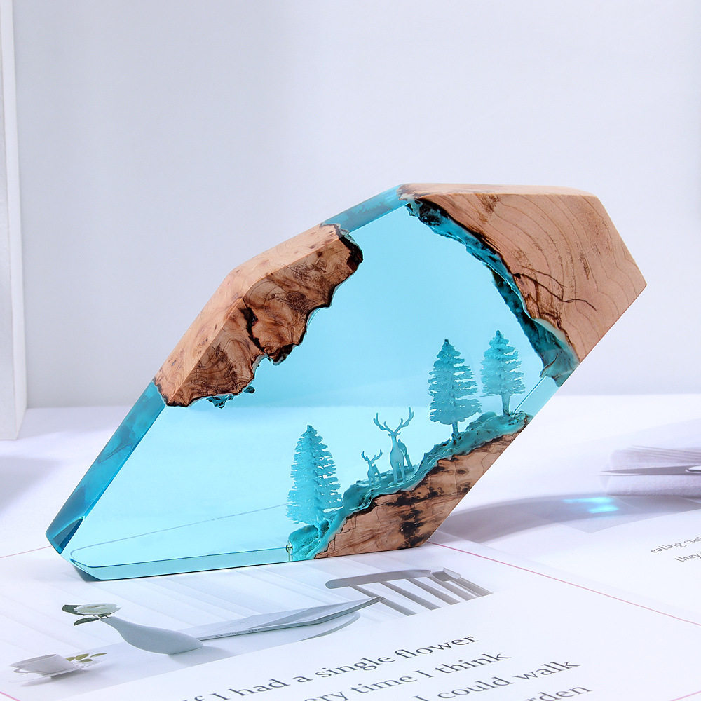 تحفة فنية مكتبية مضيئة مخصصة ب - مراجعة Art Craft Wood وسعره