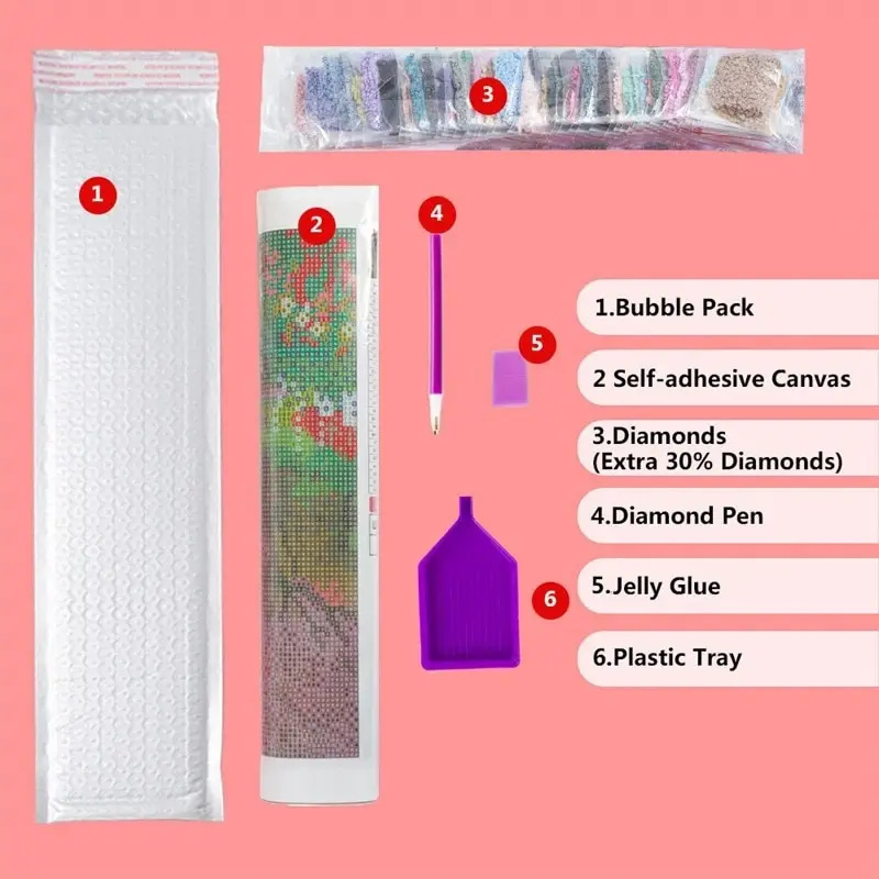 لوحة ماسية خماسية دي من ديزني  - مراجعة Art Craft Winter وسعره