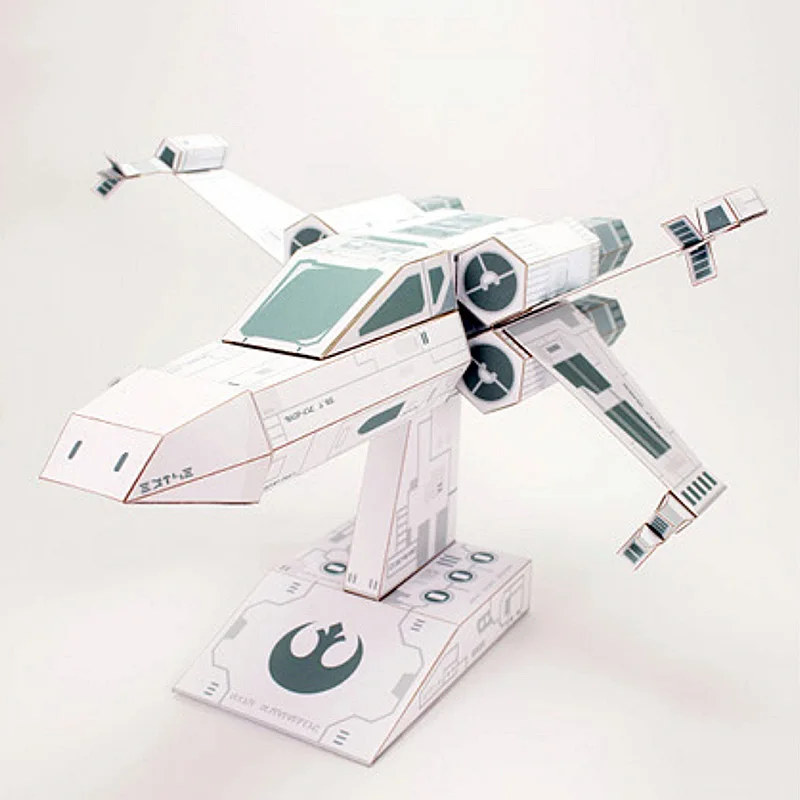 X-WING مقاتلة ورقة بيضاء نموذج - مراجعة Art X Craft وسعره